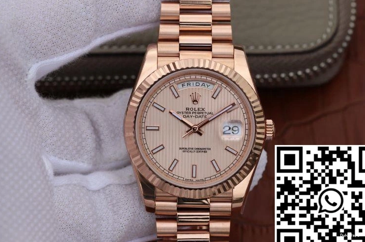 Factory EW 40mm Dial Rosegold II Day 228235 Rolex Date 1128